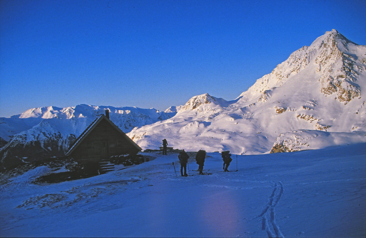 ski tour in the Vanoise area, France